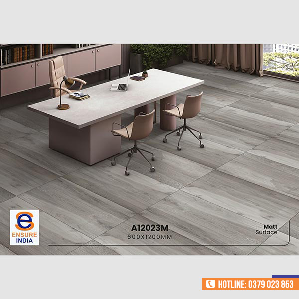 Gạch vân gỗ (A12023M) 600x1200mm - Gạch ấn Độ Ensure - Công Ty TNHH Ensure