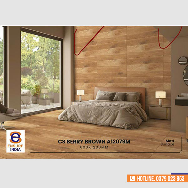 Gạch vân gỗ CS Berry Brown (A12079M) 600x1200mm