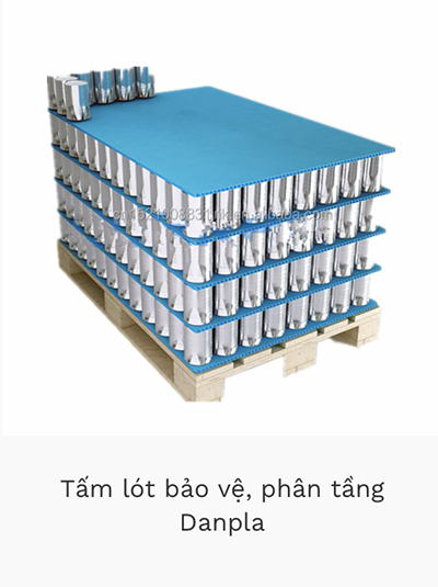 Tấm lót bảo vệ phân tầng Danpla - Chi Nhánh Bắc Giang - Công Ty TNHH Sản Xuất Thương Mại Xuất Nhập Khẩu Phú Đình