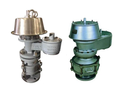Van thở kèm ngăn tia lửa