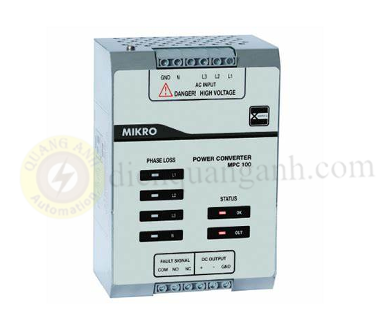 Bộ chuyển nguồn 3 pha 110VDC 100W - Thiết Bị Điện Quang Anh - Công Ty TNHH Kỹ Thuật Cơ Điện Quang Anh