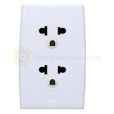 Bộ ổ cắm đôi 3 chấu 16A - Thiết Bị Điện Quang Anh - Công Ty TNHH Kỹ Thuật Cơ Điện Quang Anh