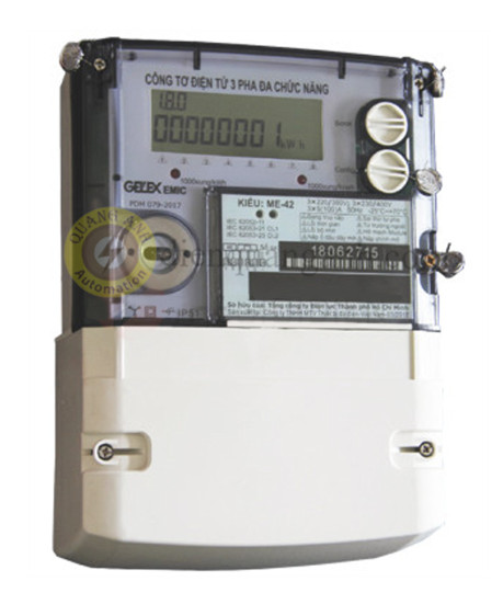 Công tơ điện tử 3 pha nhiều giá đa năng gián tiếp - Thiết Bị Điện Quang Anh - Công Ty TNHH Kỹ Thuật Cơ Điện Quang Anh