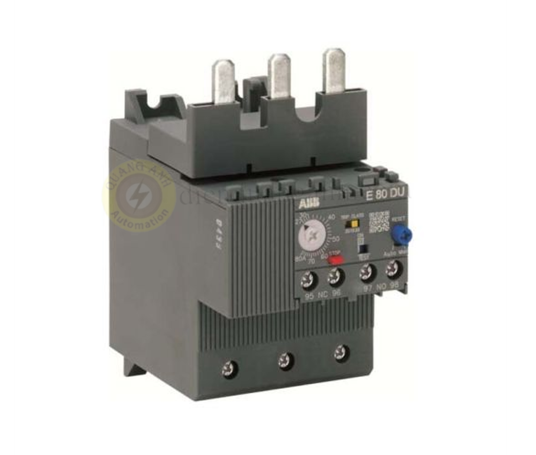 Rơle nhiệt điện tử E140DU-140 dùng cho contactor - Thiết Bị Điện Quang Anh - Công Ty TNHH Kỹ Thuật Cơ Điện Quang Anh