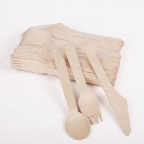Thìa, nĩa gỗ - Bao Bì Ngọc Thọ