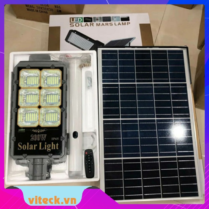 Đèn năng lượng mặt trời JinDian 200W M 200-N - Thiết Bị Văn Phòng VITECK - Công Ty TNHH Giải Pháp Công Nghệ VITECK