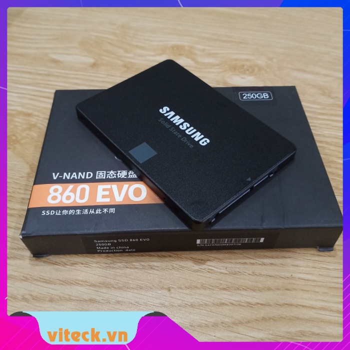 Ổ cứng SSD Samsung 860 Evo 250GB 2.5-inch Sata III - Thiết Bị Văn Phòng VITECK - Công Ty TNHH Giải Pháp Công Nghệ VITECK