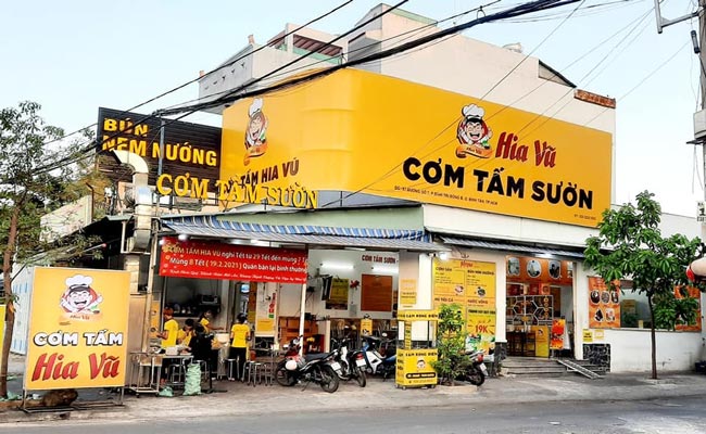 Bảng hiệu cơm tấm đẹp