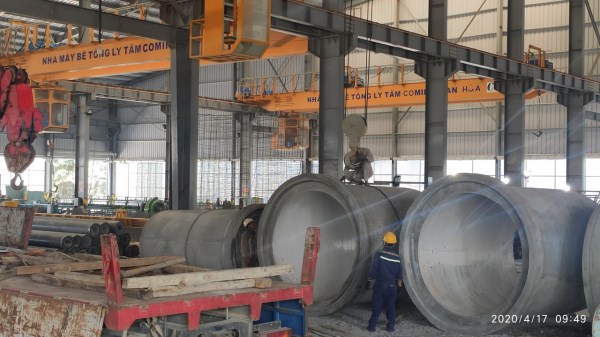 ép Cọc Bê Tông Ly Tâm Tại Bình Định – Công Ty CP Comin An An Hòa