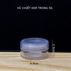 Hũ chiết kem trong 5g