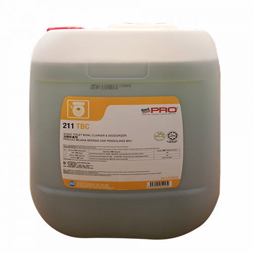 Hóa chất tẩy rửa bồn cầu TBC GMP-211 can 20L - Hóa Chất Tẩy Rửa Mai Quân - Công Ty TNHH Một Thành Viên Sản Xuất Thương Mại Dịch Vụ Mai Quân
