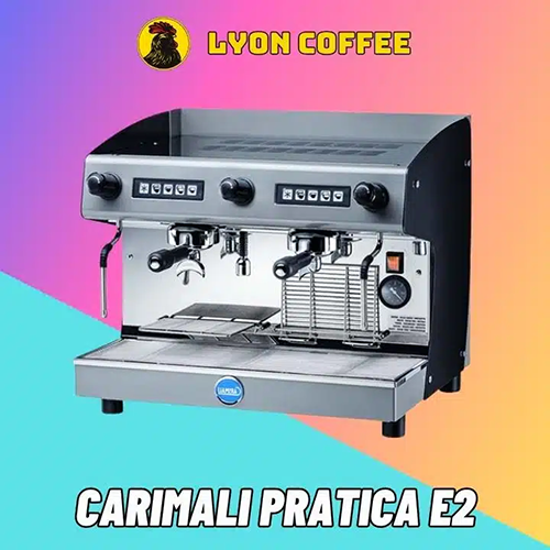 Máy pha cà phê Carimali Pratica E2 - Cà Phê Lyon - Công Ty TNHH Thương Mại Sản Xuất Xuất Nhập Khẩu Trà Cà Phê Lyon
