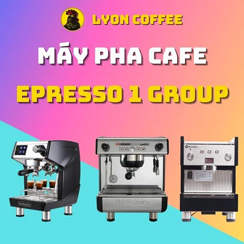 Máy pha cà phê Epresso 1 group - Cà Phê Lyon - Công Ty TNHH Thương Mại Sản Xuất Xuất Nhập Khẩu Trà Cà Phê Lyon