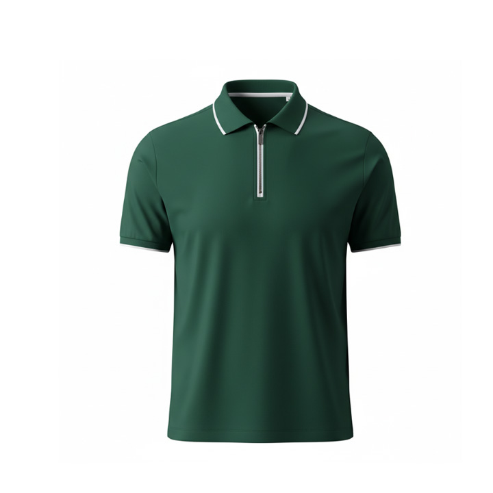 Áo polo khóa kéo 1/4 hiện đại