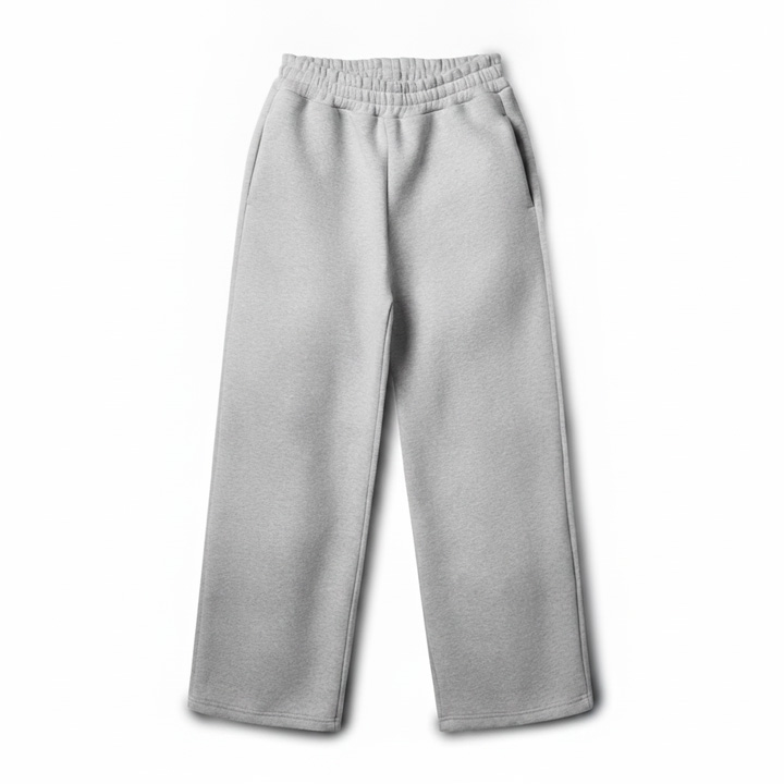Quần nỉ nam ống rộng chất liệu fleece