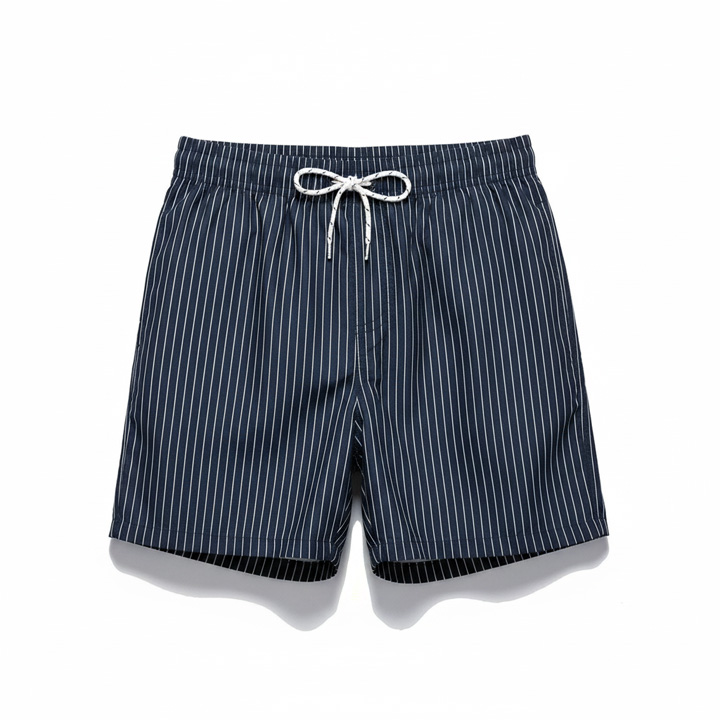 Quần short nam họa tiết màu xanh navy