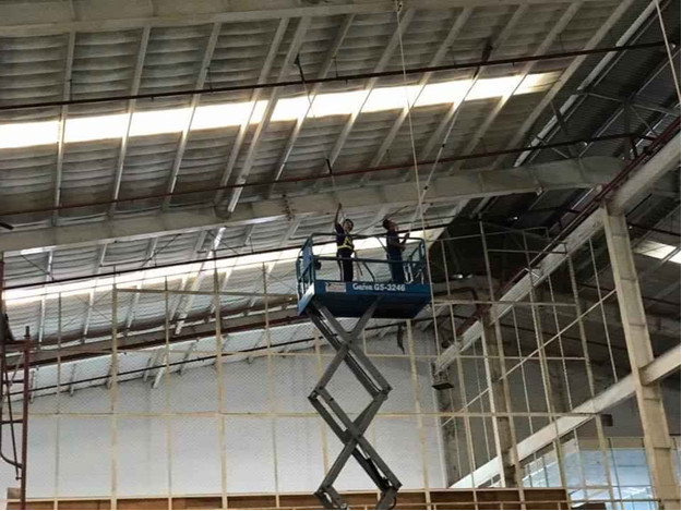 Quét mạng nhện nhà xưởng