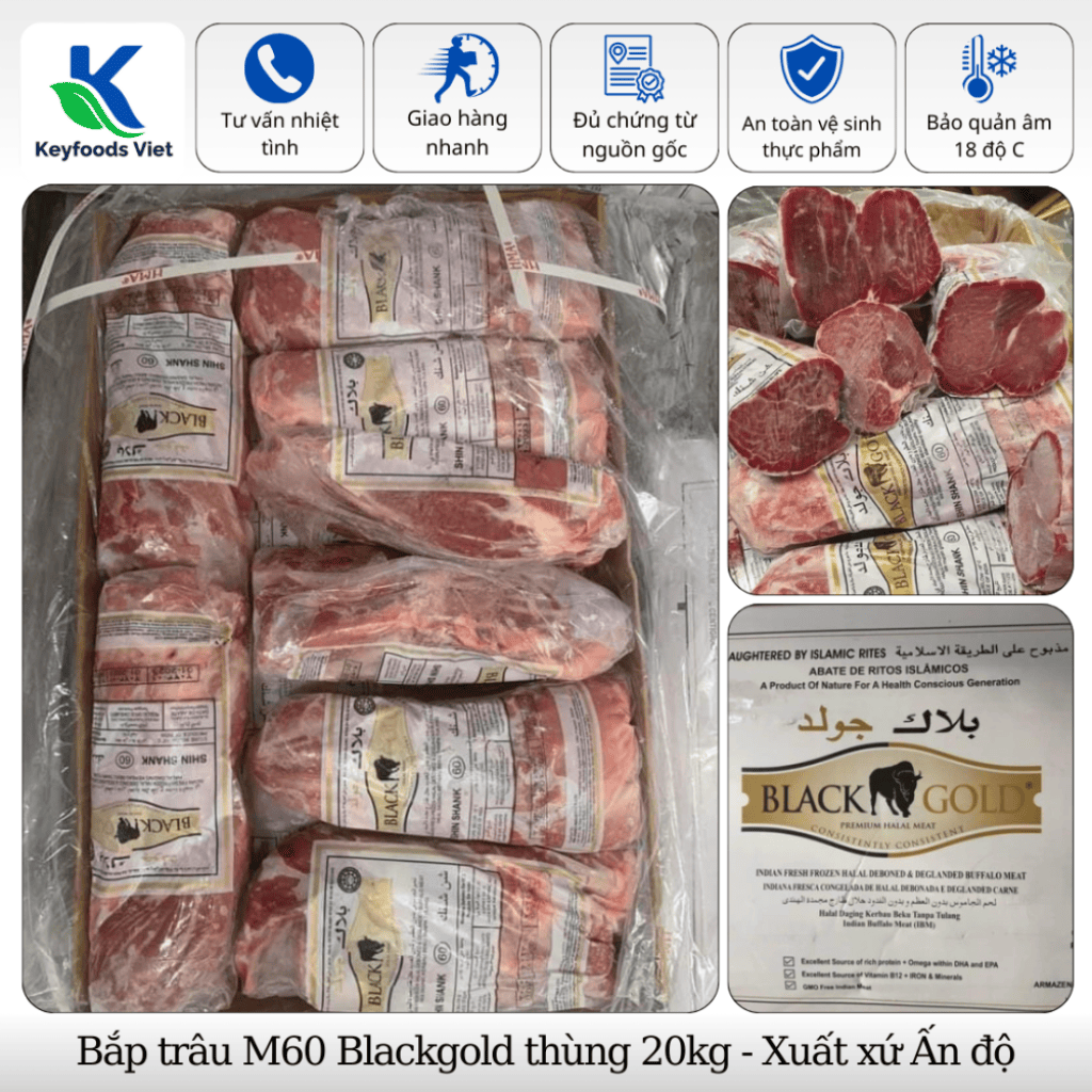 Bắp trâu M60 Blackgold - Thực Phẩm Đông Lạnh Keyfoods Việt - Công Ty TNHH Đầu Tư Thương Mại Quốc Tế KeyGroup