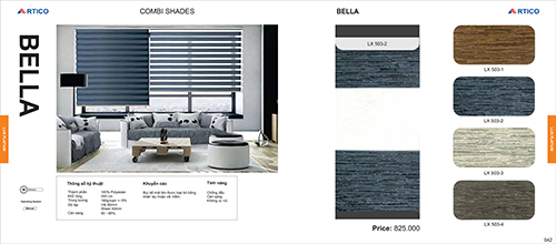 Rèm Bella - Mành Rèm ARTICO Luxury - Công Ty Cổ Phần Winitex Việt Nam