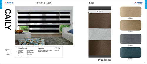 Rèm Caily - Mành Rèm ARTICO Luxury - Công Ty Cổ Phần Winitex Việt Nam