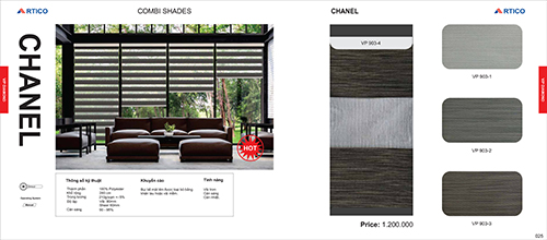 Rèm Chanel - Mành Rèm ARTICO Luxury - Công Ty Cổ Phần Winitex Việt Nam