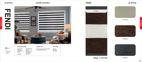 Rèm Fendi - Mành Rèm ARTICO Luxury - Công Ty Cổ Phần Winitex Việt Nam