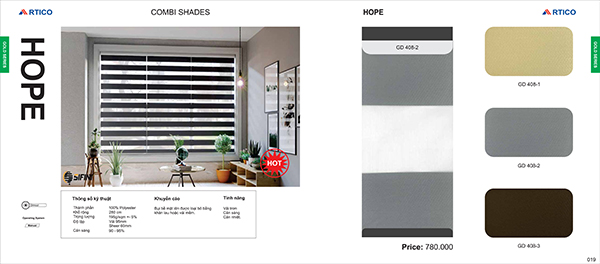 Rèm Hope - Mành Rèm ARTICO Luxury - Công Ty Cổ Phần Winitex Việt Nam