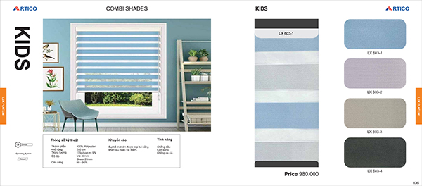 Rèm Kids - Mành Rèm ARTICO Luxury - Công Ty Cổ Phần Winitex Việt Nam
