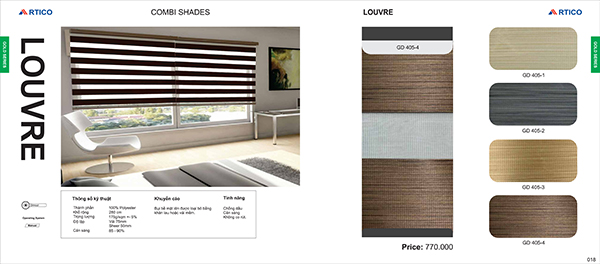 Rèm Louvre - Mành Rèm ARTICO Luxury - Công Ty Cổ Phần Winitex Việt Nam