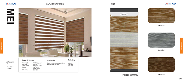 Rèm Mei - Mành Rèm ARTICO Luxury - Công Ty Cổ Phần Winitex Việt Nam