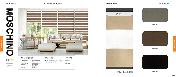 Rèm Moschino - Mành Rèm ARTICO Luxury - Công Ty Cổ Phần Winitex Việt Nam