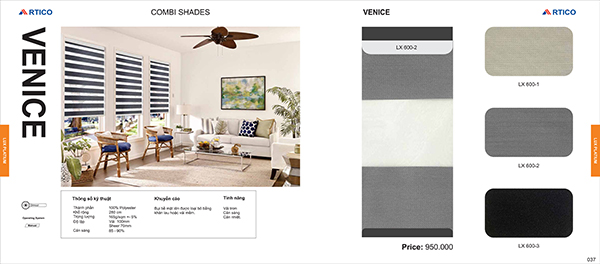 Rèm Venice - Mành Rèm ARTICO Luxury - Công Ty Cổ Phần Winitex Việt Nam