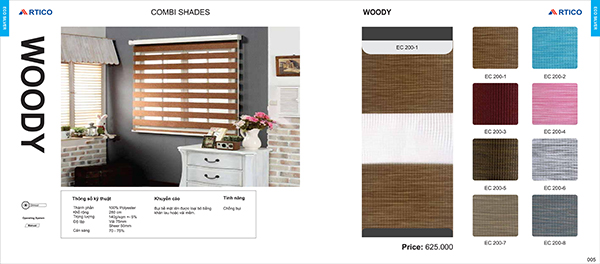 Rèm Woody - Mành Rèm ARTICO Luxury - Công Ty Cổ Phần Winitex Việt Nam