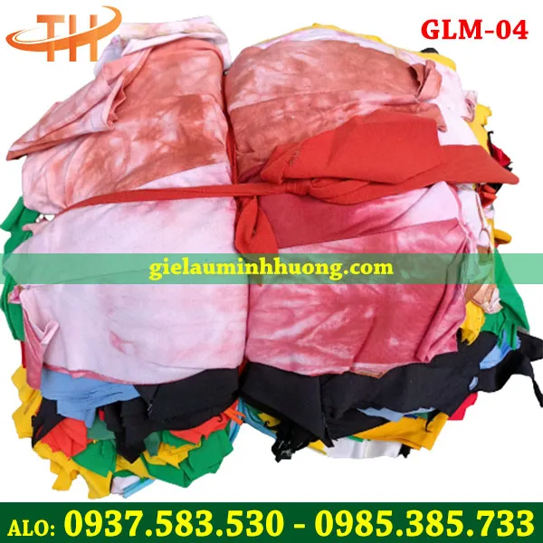 Giẻ lau màu may ghép