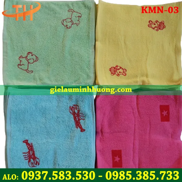 Khăn mặt mầm non sợi cotton