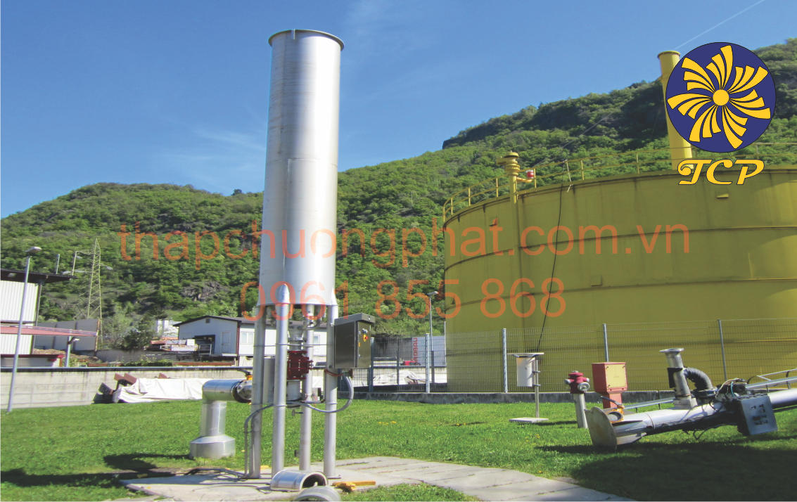 Đầu đốt khí Biogas nước thải