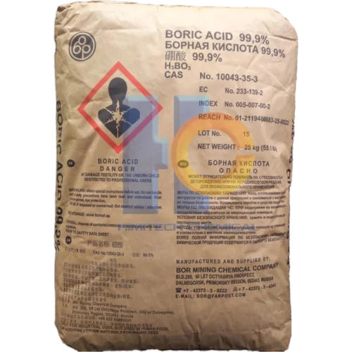 Hóa chất Acid Boric - H2BO3 - Hóa Chất Himitech - Công Ty TNHH Xuất Nhập Khẩu Công Nghệ Himitech