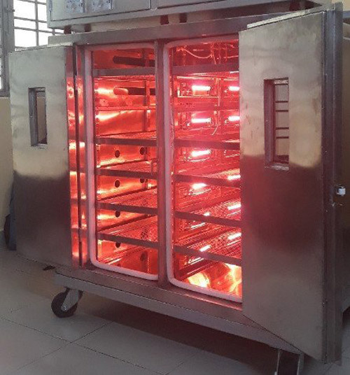 Tủ sấy hồng ngoại 12 tầng - Lò Sấy Hồng Ngoại Thiên Kim - Công Ty TNHH Sản Xuất Cơ Khí Thiên Kim