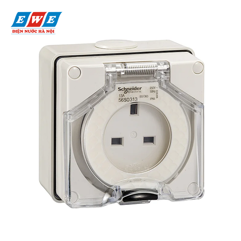 Ổ cắm Surface Socket IP66 3P 13A S56SO313GY - Thiết Bị Điện Schneider - Công Ty TNHH Thiết Bị Điện Nước Hà Nội