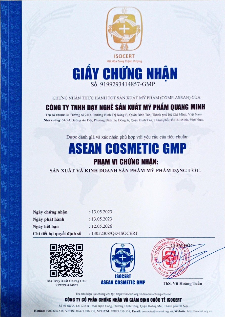 Chứng nhận CGMP - ASEAN