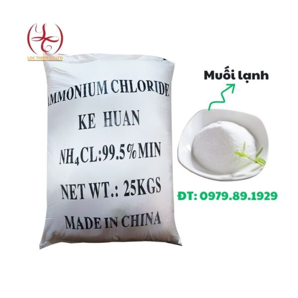 Muối Amoin chloride - NH4Cl - Hóa Chất Cơ Bản Lộc Thiên - Công Ty TNHH Đầu Tư Phát Triển Lộc Thiên