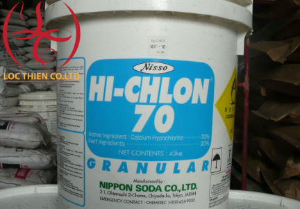 Calcium Hypochloride (Clorin) - CA(OCL)2 - Hóa Chất Cơ Bản Lộc Thiên - Công Ty TNHH Đầu Tư Phát Triển Lộc Thiên
