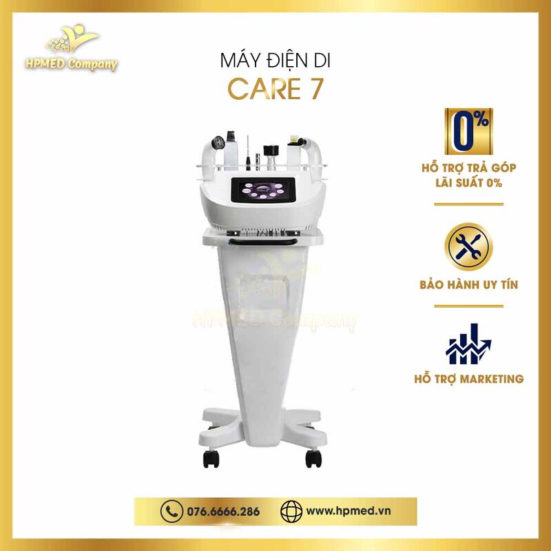 Máy điện di Care 7 Hàn Quốc - Máy Móc Và Thiết Bị Thẩm Mỹ HPMED Việt Nam - Công Ty TNHH HPMED Việt Nam