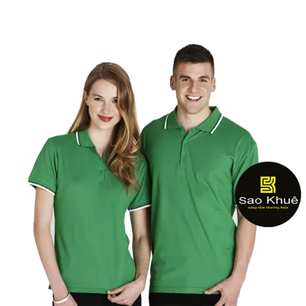 Áo thun đồng phục màu xanh lá - Đồng Phục Sao Khuê - Công Ty TNHH Sản Xuất Thương Mại May Mặc Sao Khuê