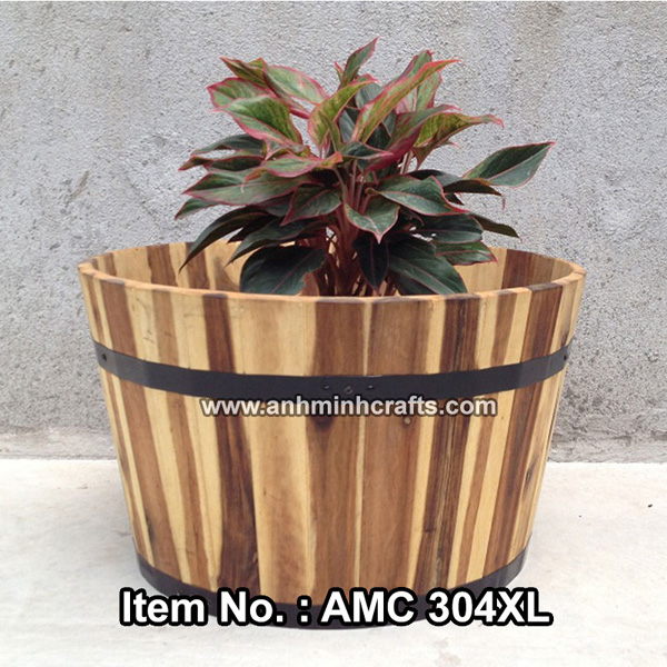 Chậu cây gỗ AMC 304XL - Đồ Gỗ Anh Minh - Công Ty TNHH Một Thành Viên Mỹ Nghệ Anh Minh
