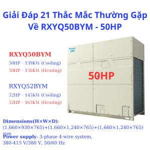 Dàn nóng Daikin 50hp - Nhà Thầu Điều Hòa HVAC - Công Ty TNHH HVAC Việt Nam