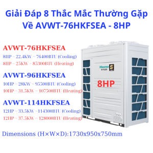 Dàn nóng đơn Hisense VRF 10HP - Nhà Thầu Điều Hòa HVAC - Công Ty TNHH HVAC Việt Nam