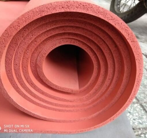 Silicone xốp đỏ