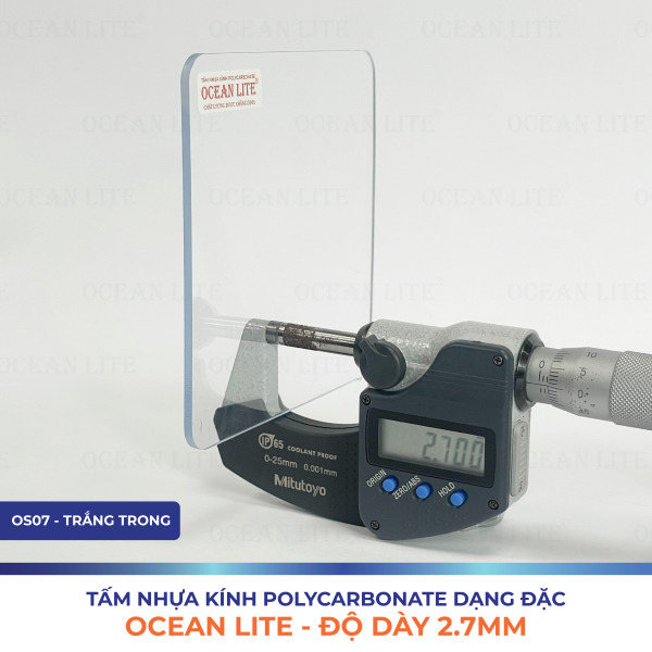 Nhựa kính Polycarbonate Ocean Lite 2.7mm - Tấm Lợp Polycarbonate Nam Anh - Công Ty TNHH Đầu Tư Và Sản Xuất Nhựa Nam Anh