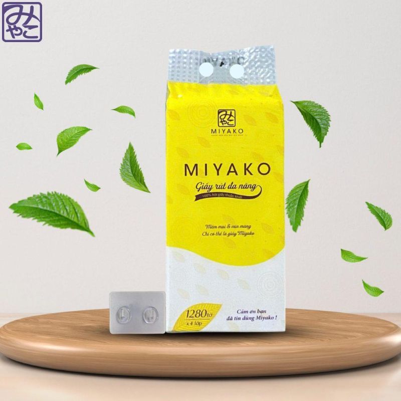 Khăn giấy rút đa năng Miyako - Công Ty TNHH Thương Mại Dịch Vụ Và Sản Xuất MIYAKO (NTNN)